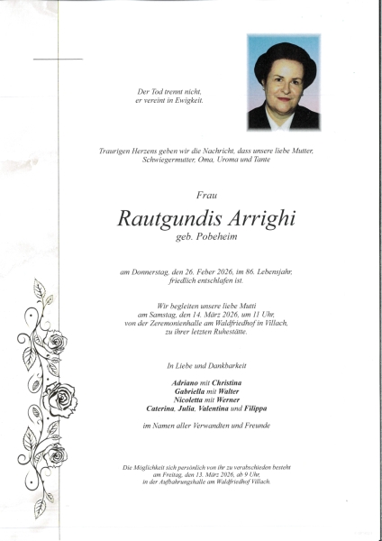 Parte von Rautgundis Arrighi