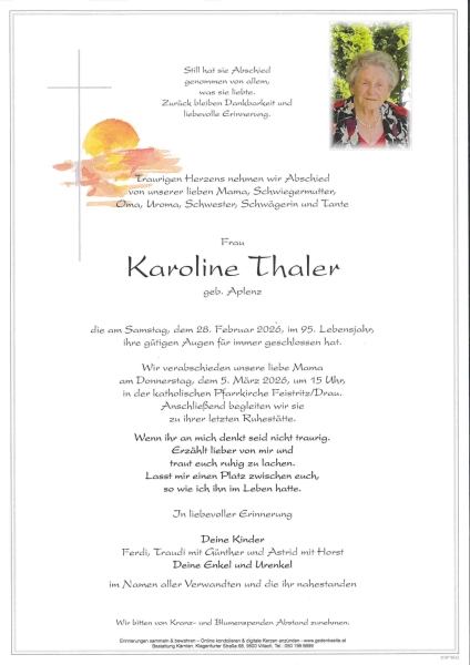 Parte von Karoline Thaler