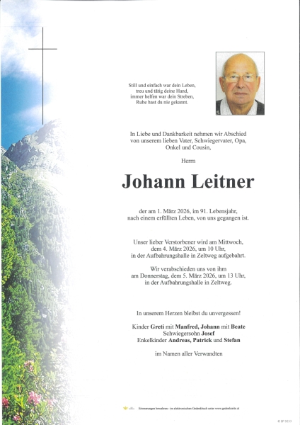 Parte von Johann Leitner