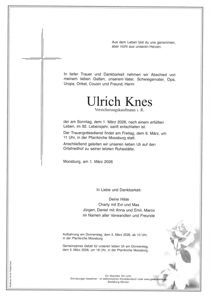 Parte von Ulrich  Knes