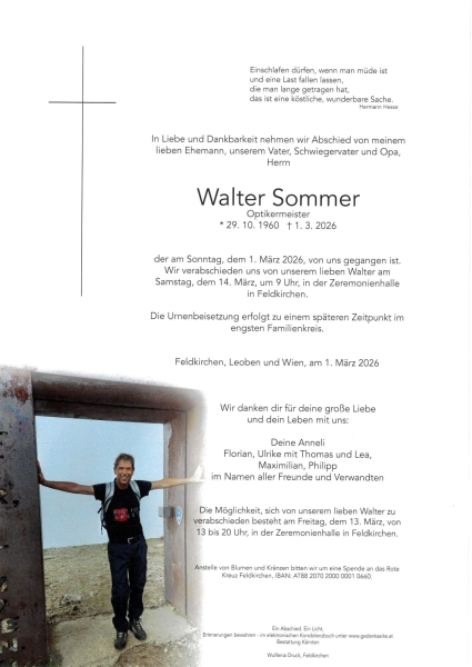 Parte von Walter Sommer