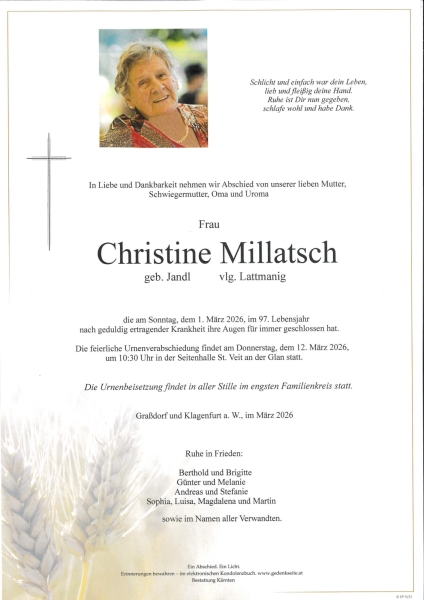 Parte von Christine Millatsch