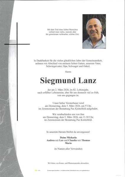 Parte von Siegmund  Lanz