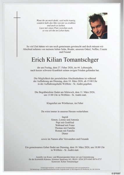 Parte von Erich Kilian  Tomantschger