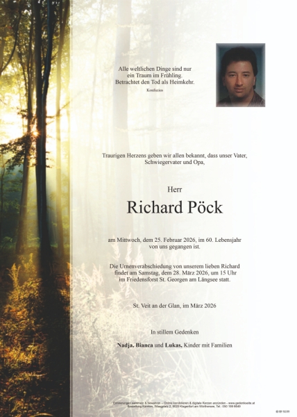 Parte von Richard  Pöck