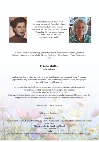 Parte von Frieda  Müller