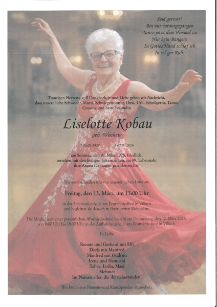 Parte von Liselotte Kobau