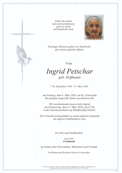Parte von Ingrid  Petschar