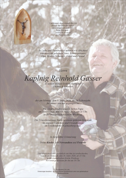 Parte von Reinhold Gasser