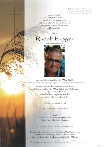 Parte von Rudolf Fugger