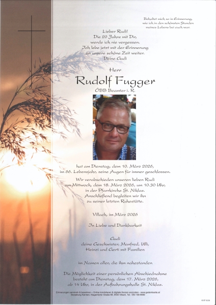 Parte von Rudolf Fugger