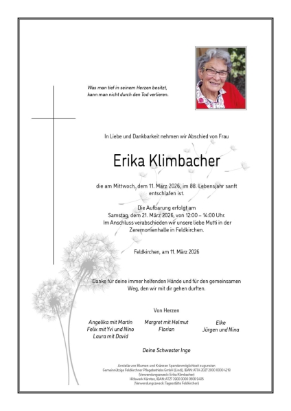 Parte von Erika Klimbacher