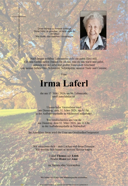 Parte von Irma Laferl