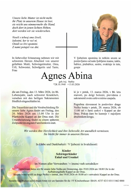 Parte von Agnes Abina