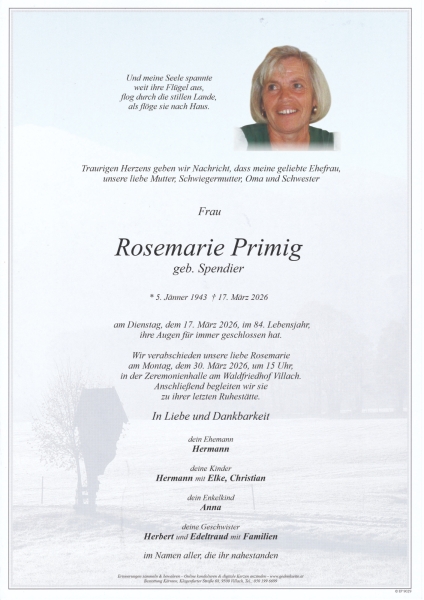 Parte von Rosemarie Primig