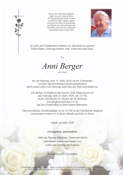 Parte von Anni Berger