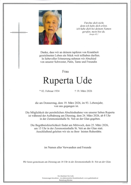Parte von Ruperta Ude