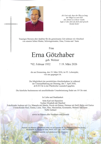 Parte von Erna Götzhaber