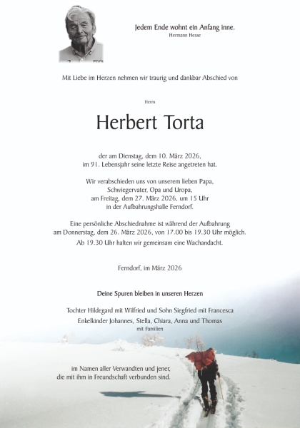 Parte von Herbert Torta