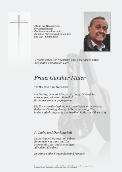 Parte von Franz Günther Maier
