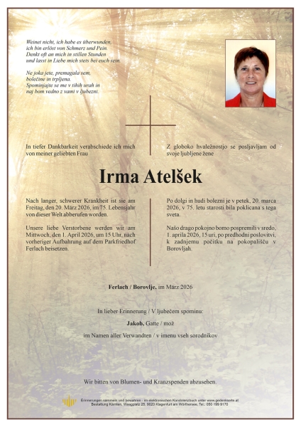 Parte von Irma Atelšek