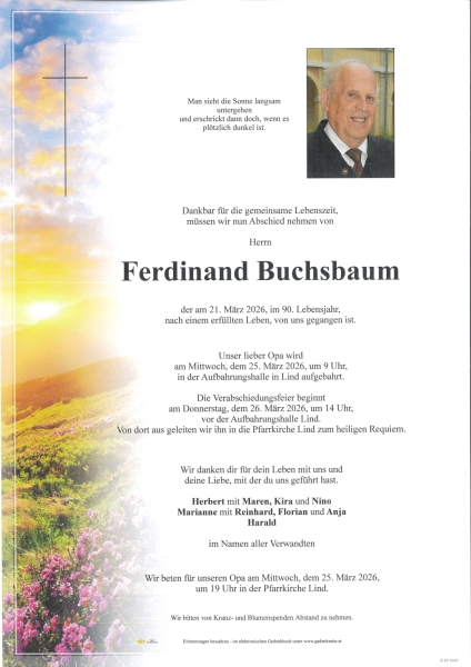 Parte von Ferdinand Buchsbaum