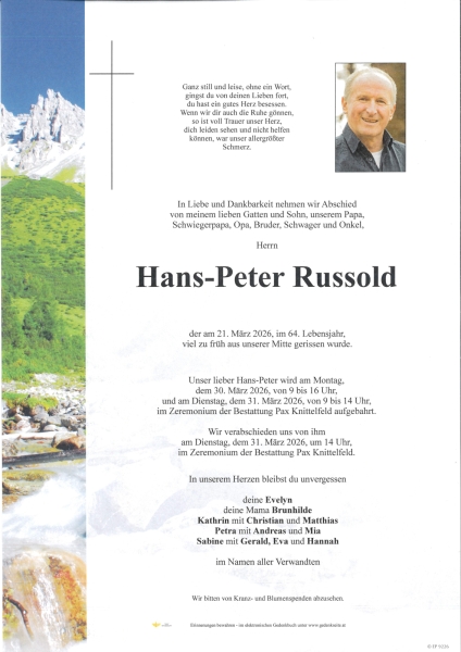 Parte von Hans-Peter Russold