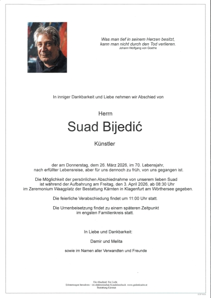 Parte von Suad Bijedić
