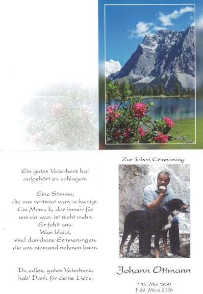 Parte von Johann Ottmann