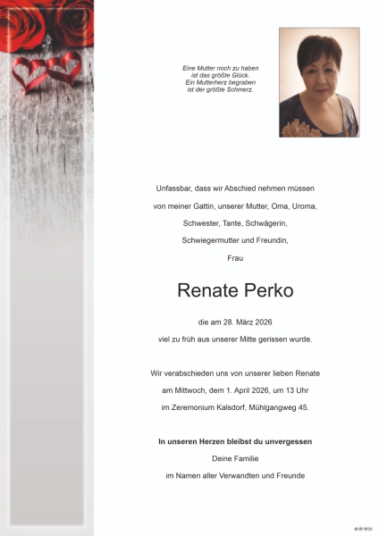 Parte von Renate Perko