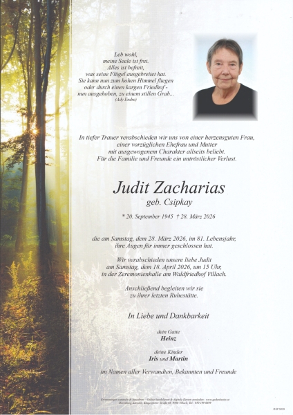 Parte von Judit Zacharias