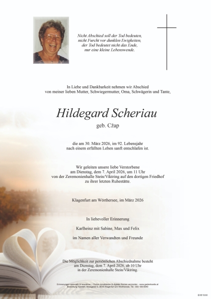 Parte von Hildegard Scheriau