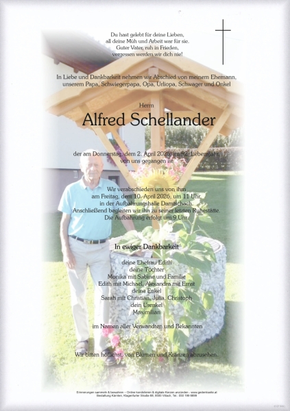 Parte von Alfred Schellander