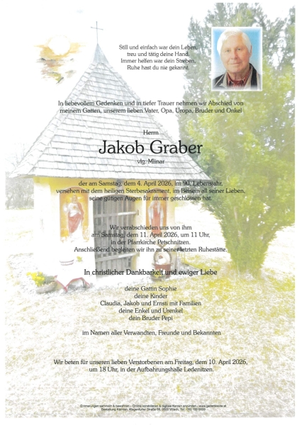 Parte von Jakob Graber