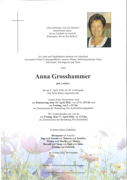 Parte von Anna Grosshammer
