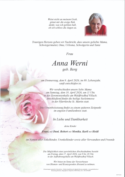 Parte von Anna Werni