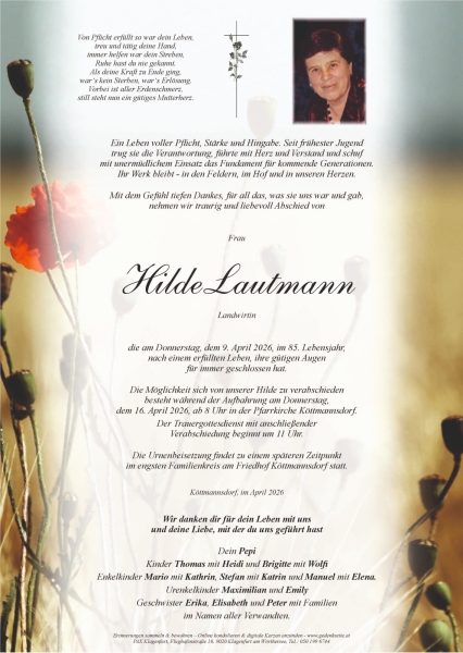 Parte von Hilde Lautmann