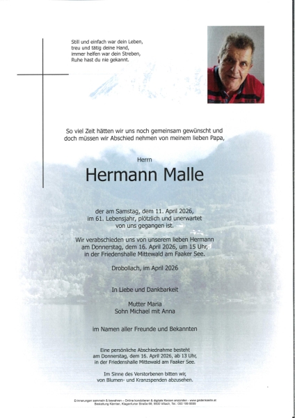 Parte von Hermann Malle