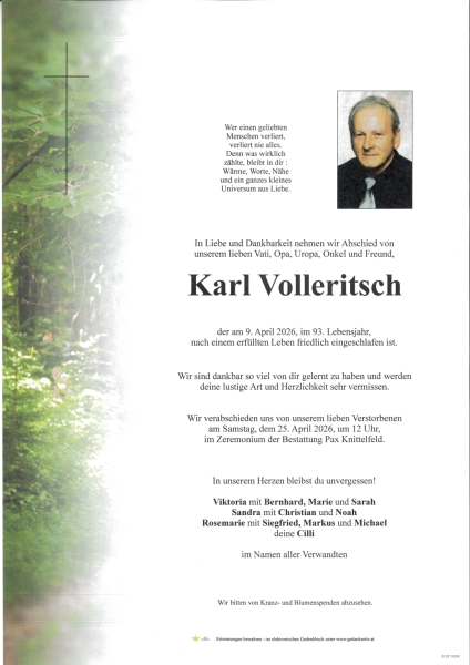 Parte von Karl Volleritsch