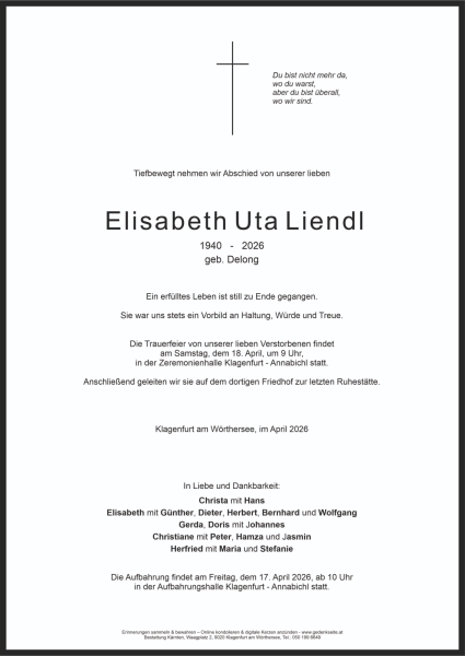 Parte von Elisabeth Uta Liendl