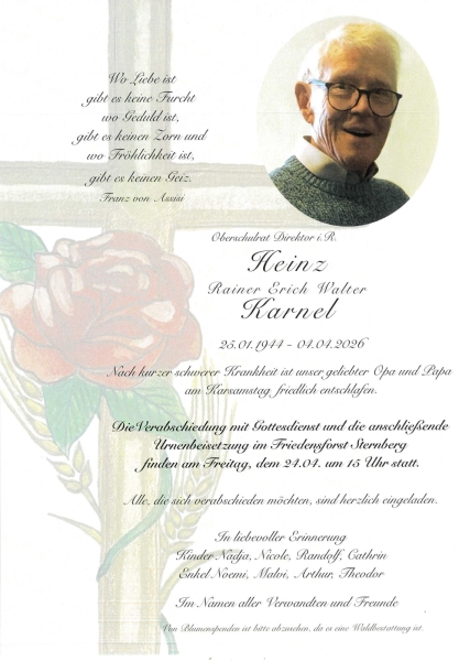 Parte von Heinz Karnel