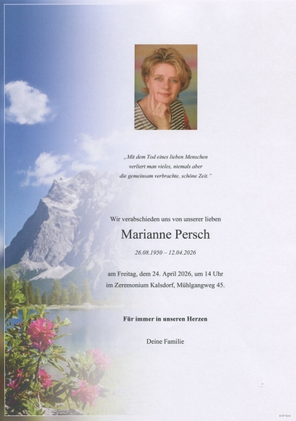 Parte von Marianne Persch