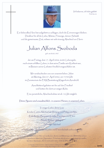 Parte von Julian Alfons Svoboda