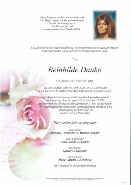 Parte von Reinhilde Danko
