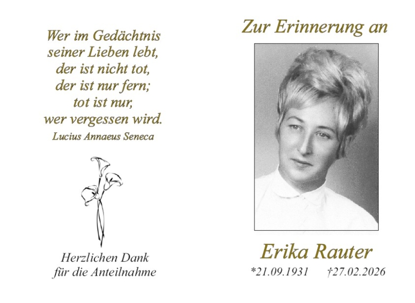 Parte von Erika  Rauter