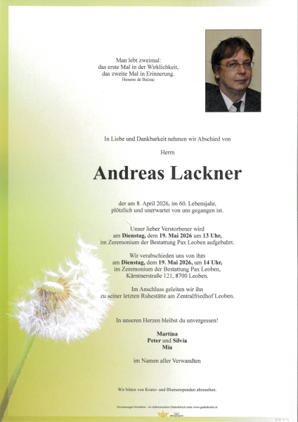 Parte von Andreas Lackner