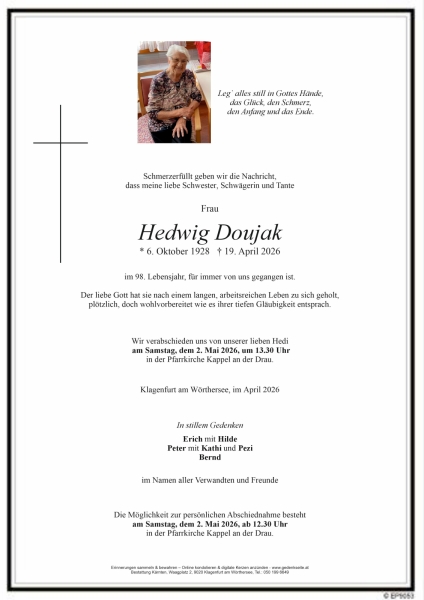 Parte von Hedwig Doujak