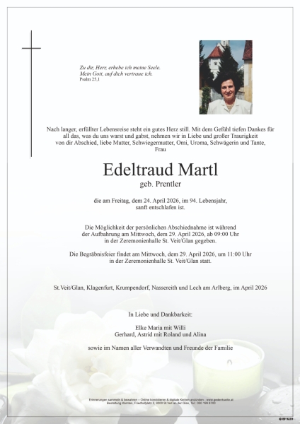 Parte von Edeltraud Martl