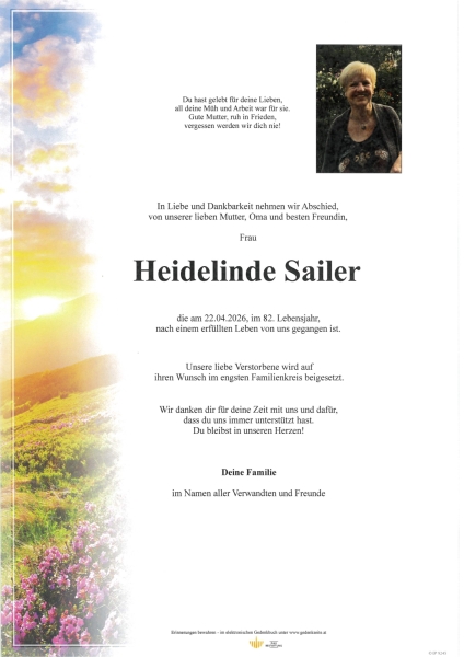 Parte von Heidelinde Sailer