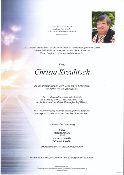 Parte Christa Kreulitsch